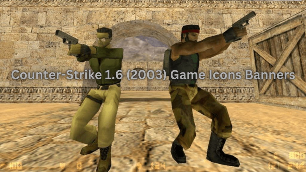 Counter-Strike 1.6 (2003) Game Icons Banners